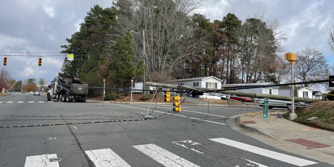 Crash Takes Down Traffic Lights, Closes MLK Boulevard in Chapel Hill