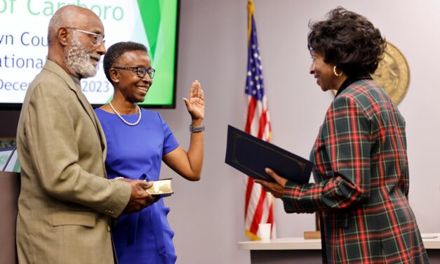 Carrboro Swears In Mayor Foushee, 2 New Council Members; Sets Special Election for Open Seat