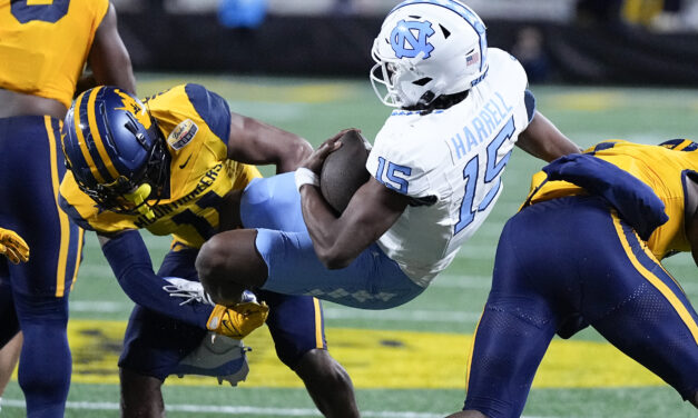 UNC Football Falls to West Virginia in Duke’s Mayo Bowl