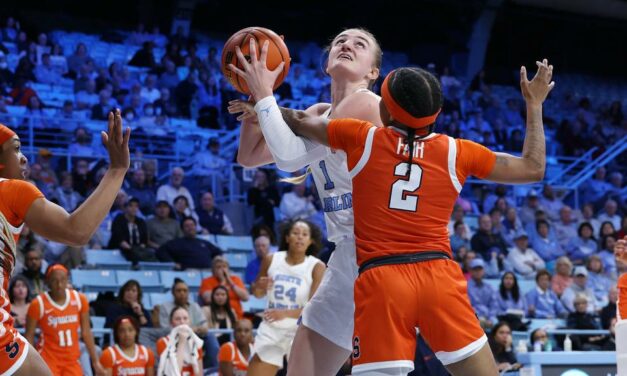 Alyssa Ustby’s Triple-Double Leads UNC Women’s Basketball Past No. 25 Syracuse