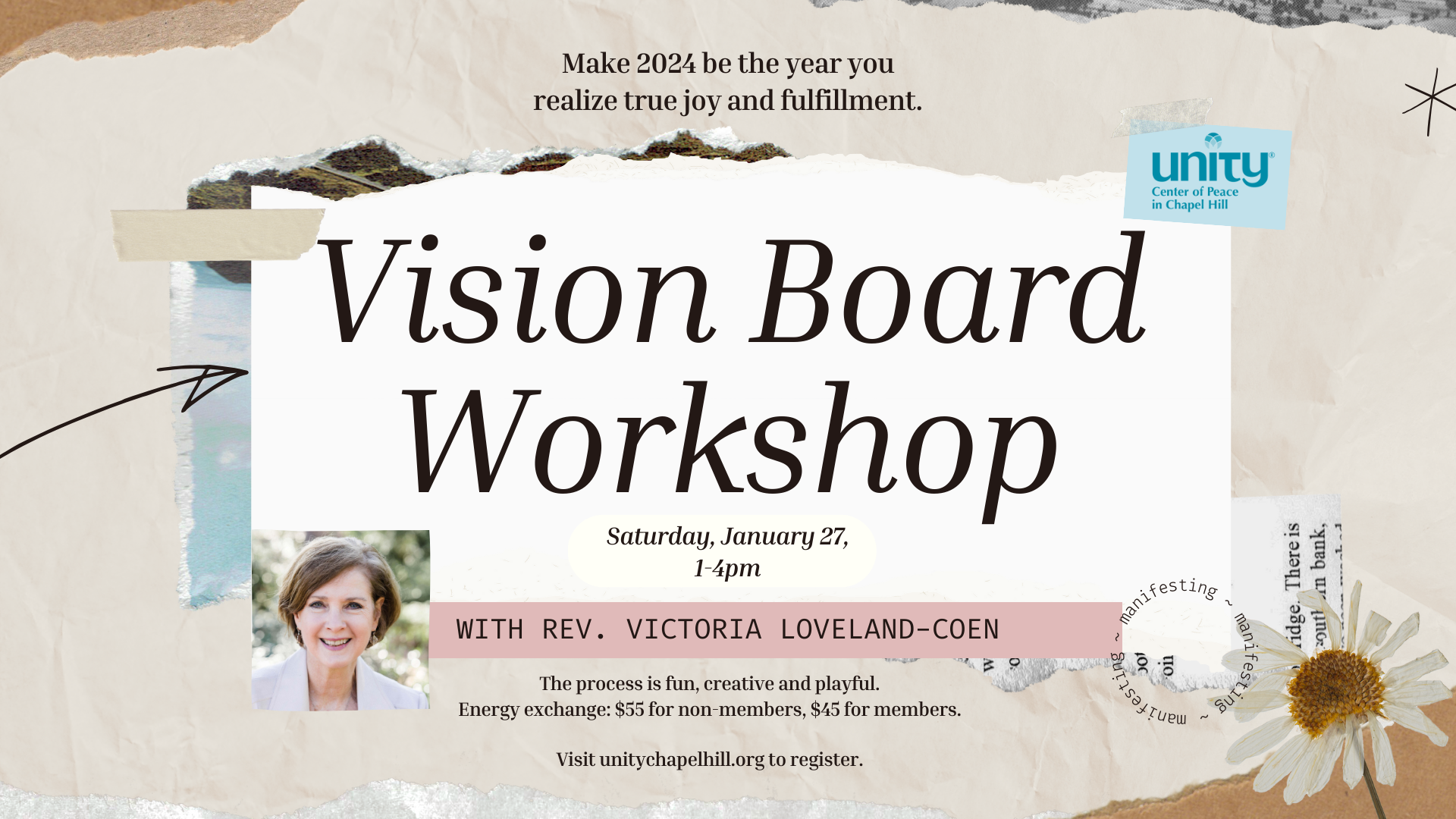 Vision Board Workshop - Chapelboro.com