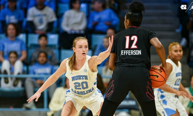 UNC Women’s Basketball Tops No. 13 Louisville, Takes Over 1st Place in ACC