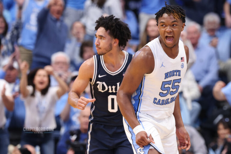 Bacot, Ingram Power UNC Men's Basketball Past No. 7 Duke - Chapelboro.com