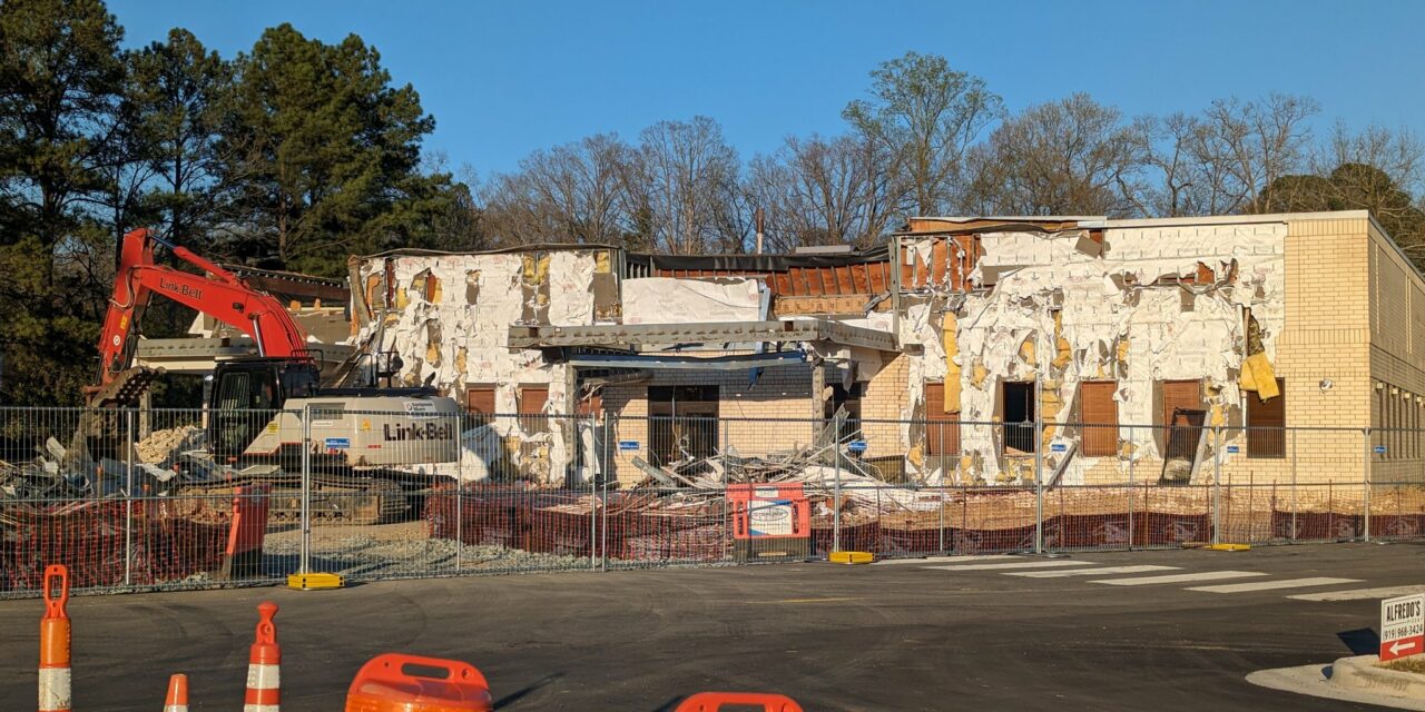 Construction Progressing on Buildings for New Businesses at Chapel Hill’s University Place