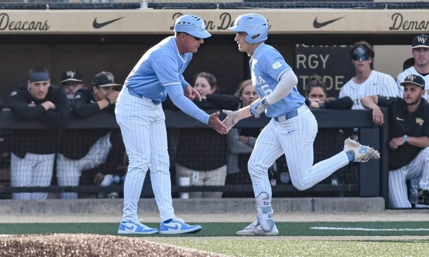 Offense Carries UNC Baseball to Emphatic Series Sweep at No. 12 Wake Forest