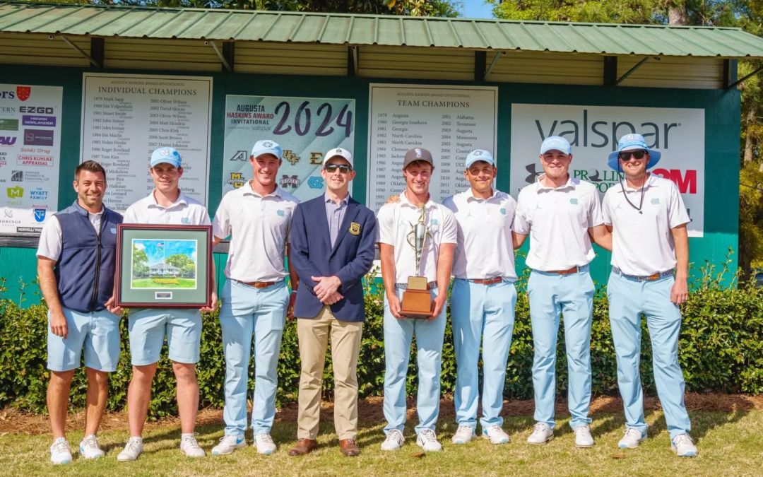 UNC Men’s Golf Wins Augusta Haskins Award Invitational