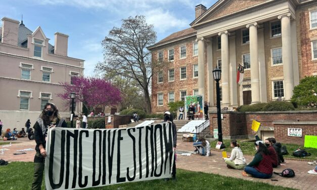 UNC Asks Pro-Palestine Protesters To Stop Wearing Masks, Citing 1953 Anti-KKK Law