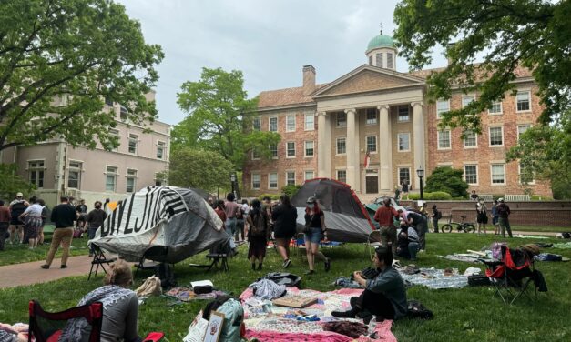 UNC Students for Justice in Palestine Organize Protest in Support of Columbia Students