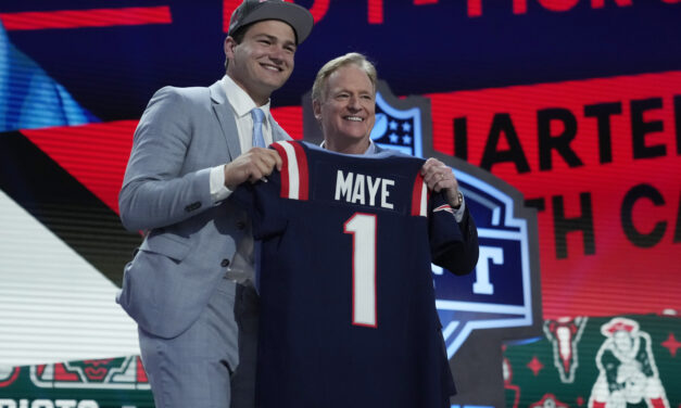 UNC Quarterback Drake Maye Selected by New England Patriots in 1st Round of 2024 NFL Draft