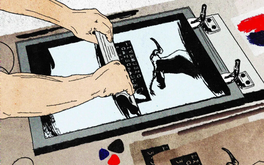 ‘They Belong on the Poles’: Inside the Artistry of N.C. Gig Poster Veteran Ron Liberti