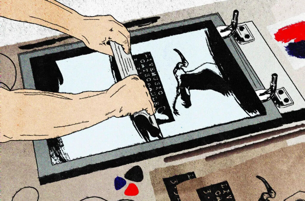 ‘They Belong on the Poles’: Inside the Artistry of N.C. Gig Poster Veteran Ron Liberti