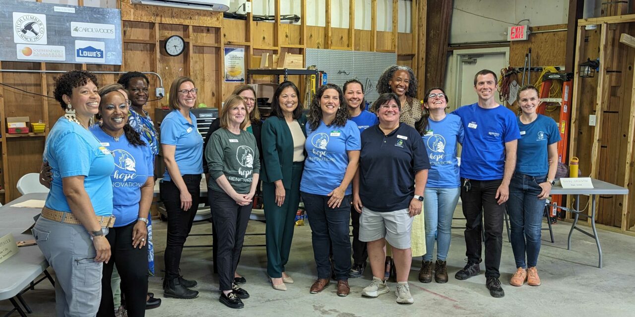Photos: Acting U.S. Labor Secretary Tours Hope Renovations in Carrboro