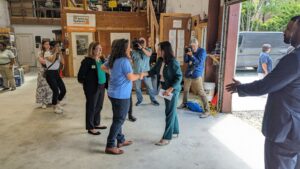 Photos: Acting U.S. Labor Secretary Tours Hope Renovations in Carrboro