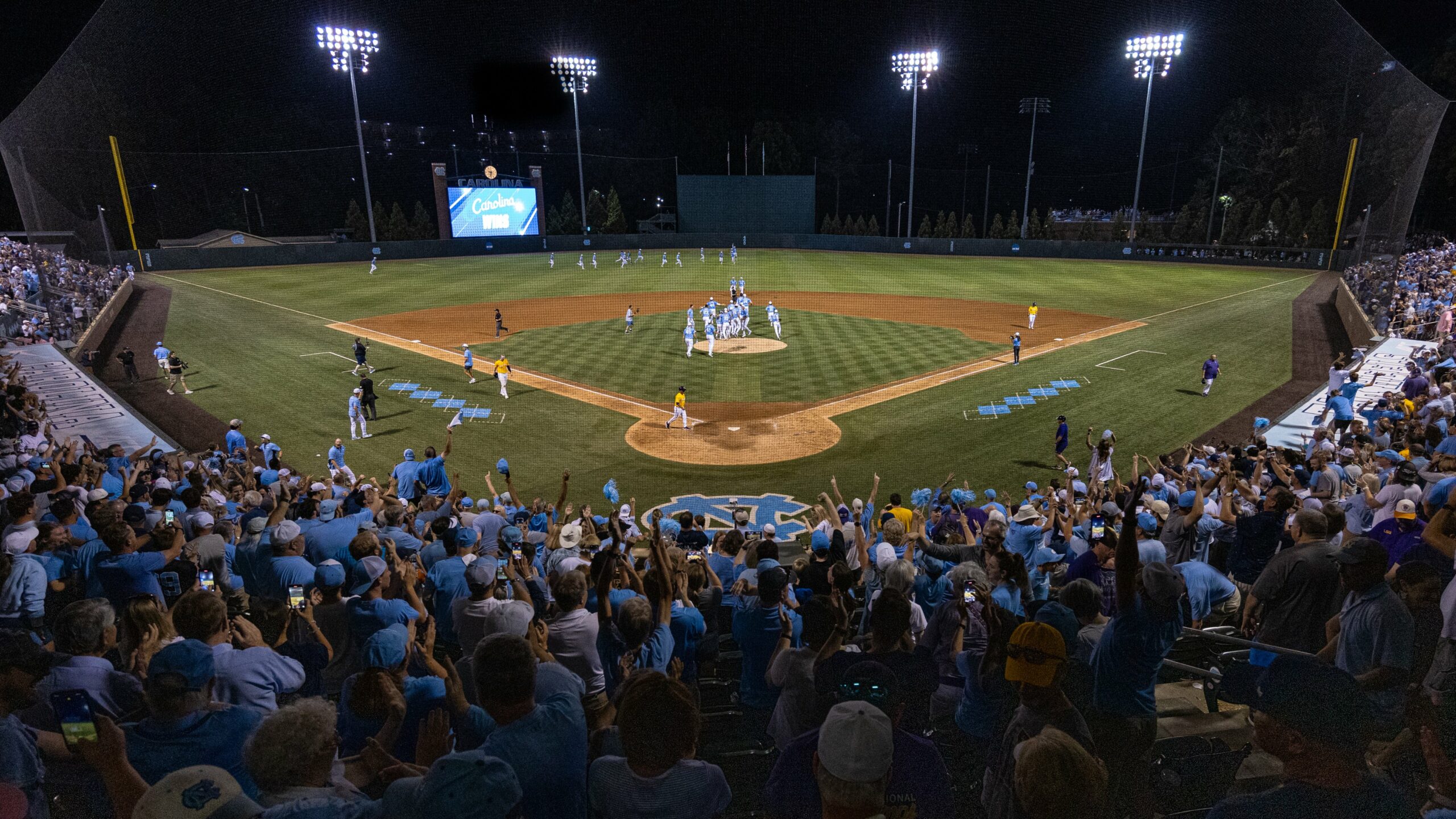 UNC vs. LSU NCAA Regional Baseball Games Set ESPN Viewership Record