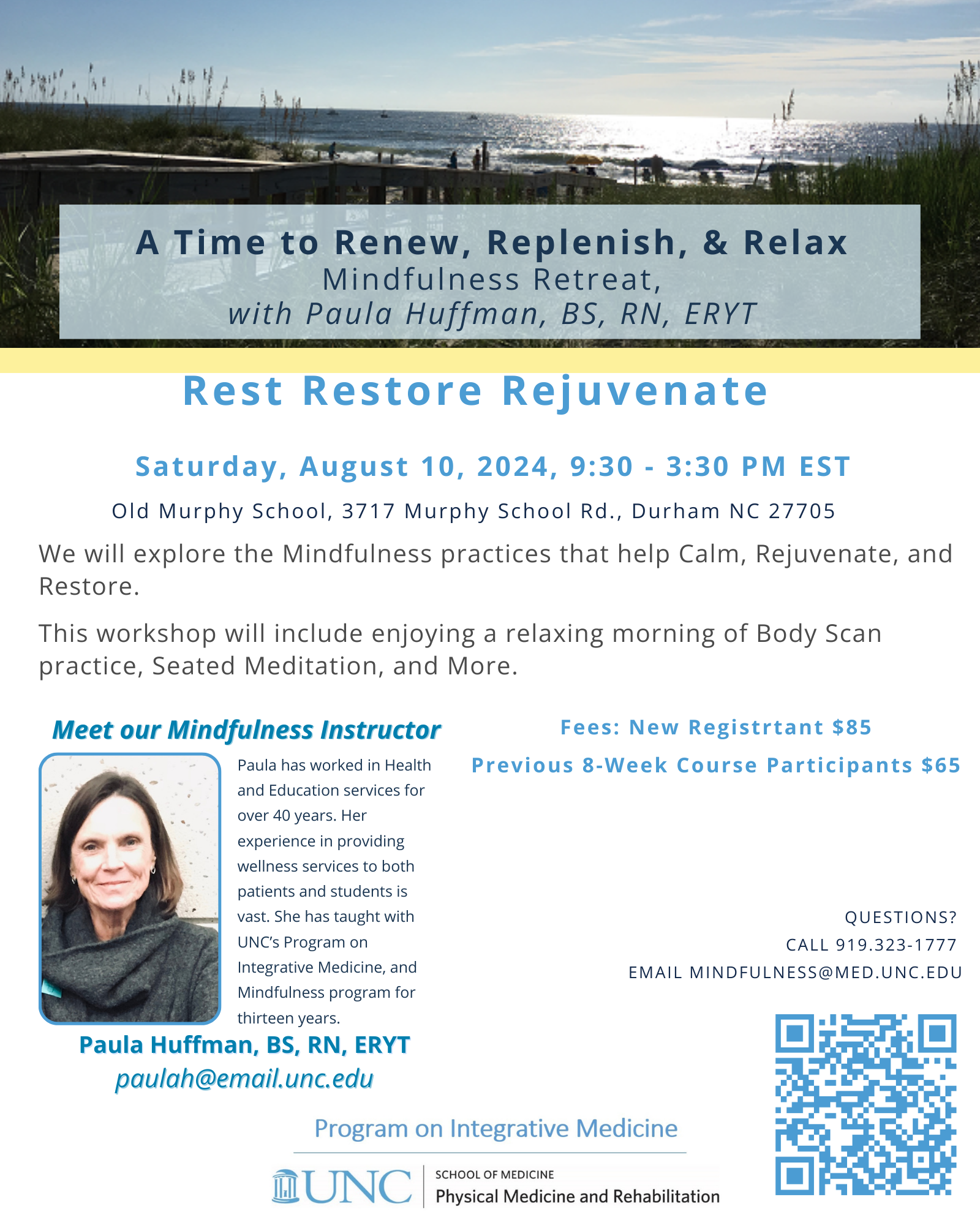 A Time to Renew flyer August 2024 - Chapelboro.com