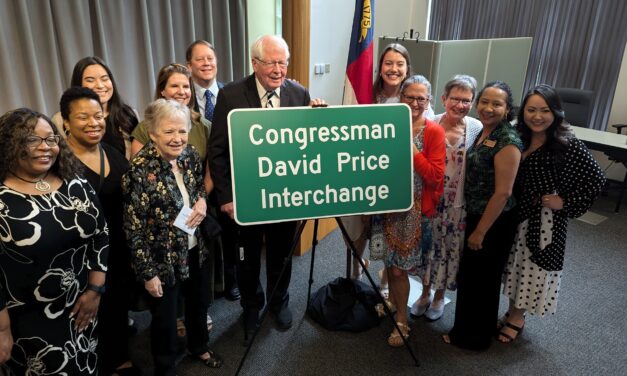 NCDOT Dedicates I-40, 15-501 Exchange in Durham to Honor Former Rep. David Price