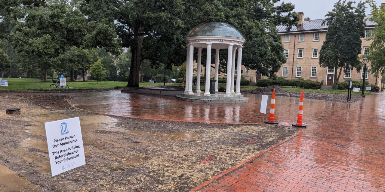 UNC Tore Up The Landscaping Around The Old Well — Here’s Why