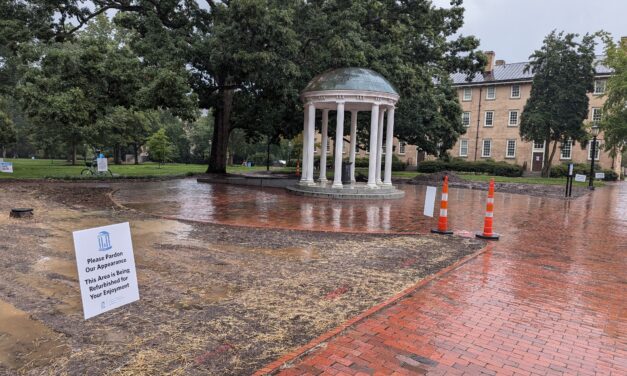 UNC Tore Up The Landscaping Around The Old Well — Here’s Why