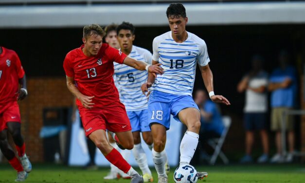 Late Goal Helps UNC Men’s Soccer Salvage Draw vs. St. John’s