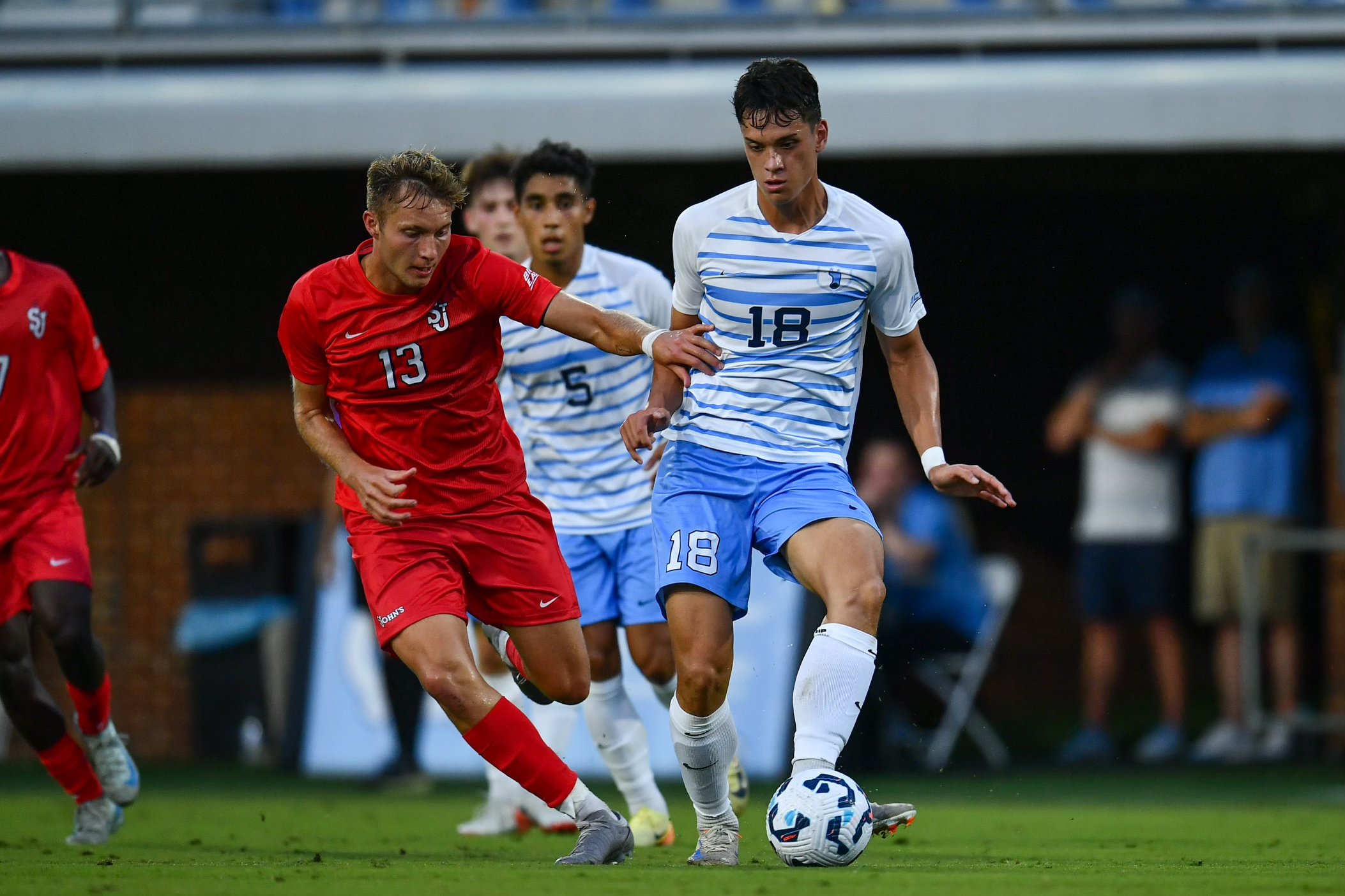 Late Goal Helps UNC Men’s Soccer Salvage Draw vs. St. John’s