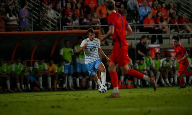 UNC Men’s Soccer Falls at No. 24 Clemson; 1st Loss of 2024 Season