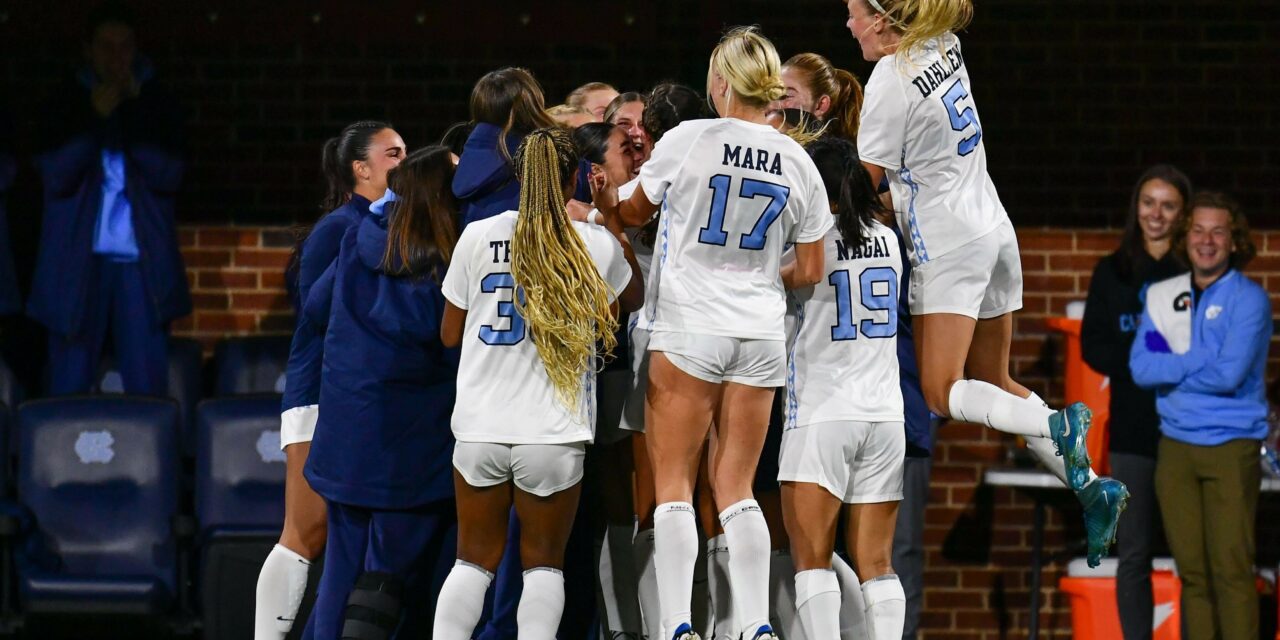 UNC Women’s Soccer Rolls to Blowout Win vs. Clemson, Honors Retired Dorrance