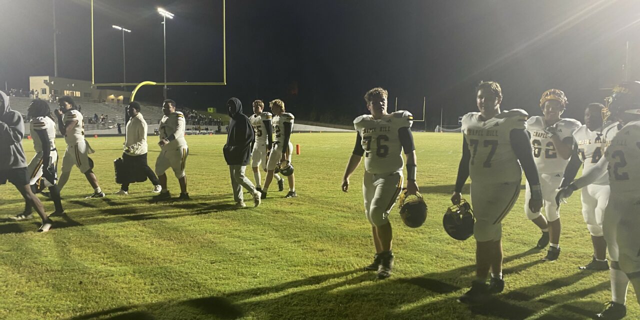 Chapel Hill High School Serves Its Own Shutout, 49-0, to Northern High School
