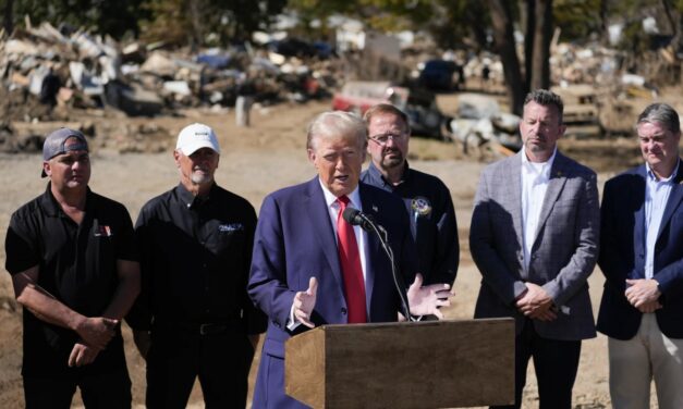 Trump Makes More Debunked Claims About FEMA as He Surveys Storm Damage in North Carolina