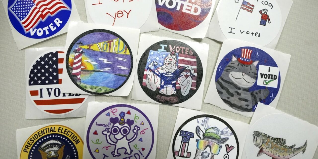 Creative ‘I Voted’ Stickers Branch out Beyond the Familiar Flag Design
