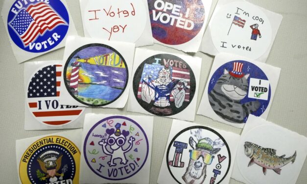 Creative ‘I Voted’ Stickers Branch out Beyond the Familiar Flag Design