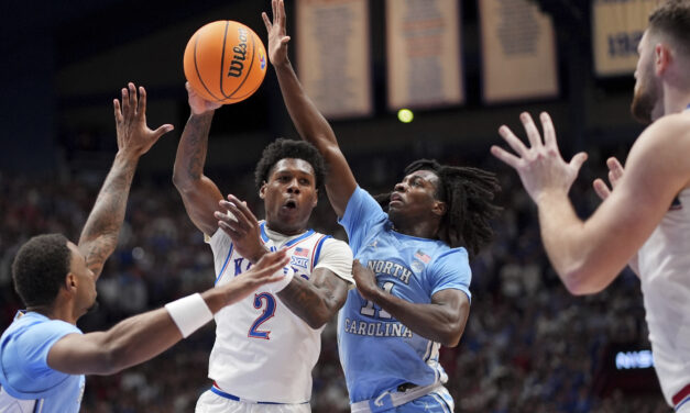 UNC Men’s Basketball Forges Epic Comeback, but Falls Late at No. 1 Kansas
