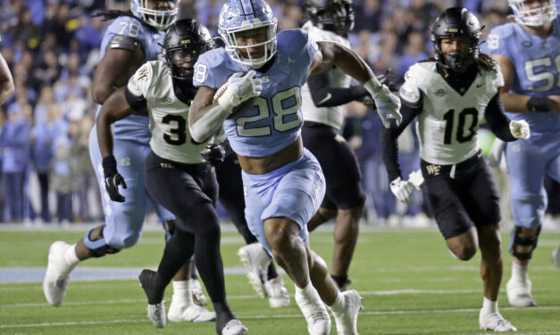 Hampton Leads UNC Football Past Wake Forest; Tar Heels Clinch Bowl Eligibility