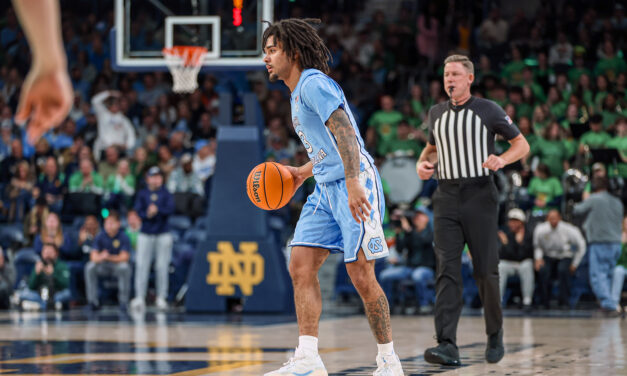 Cadeau’s Heroics Help UNC Men’s Basketball Outlast Notre Dame in Hectic Finish