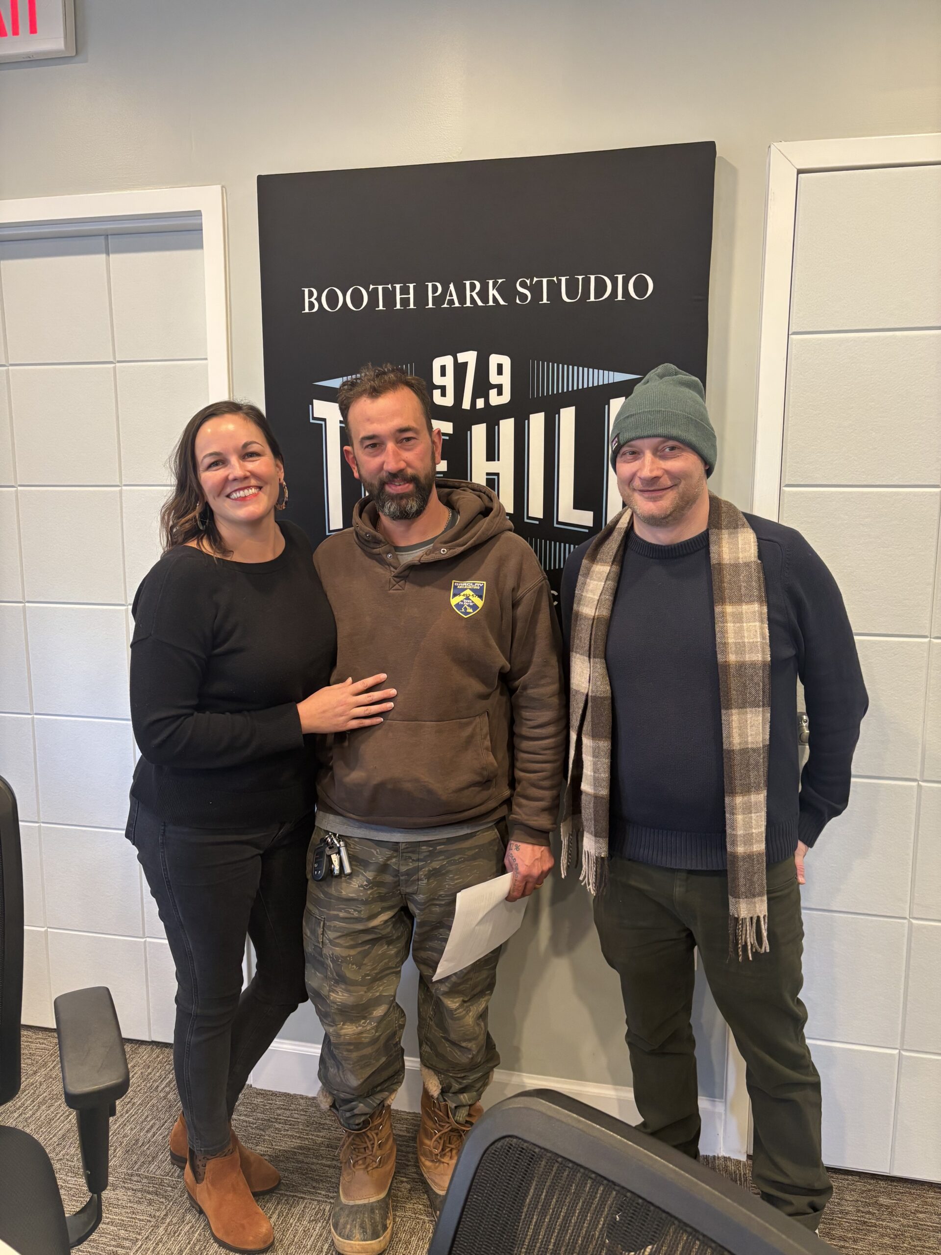Brooke and Shane Barclay with Andrew Stuckey