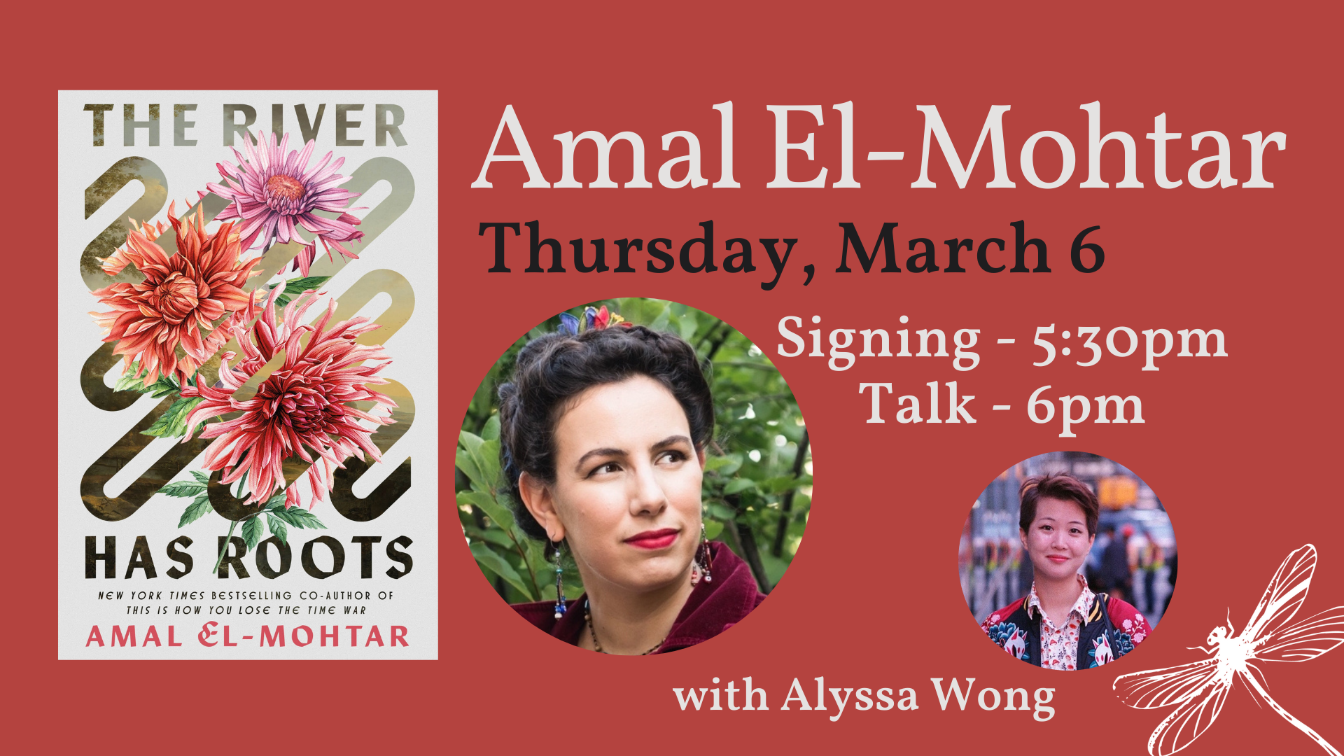 Amal El-Mohtar presents THE RIVER HAS ROOTS, with Alyssa Wong ...