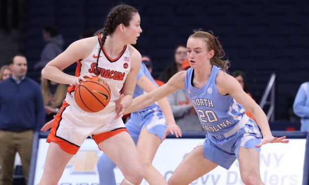 UNC Women’s Basketball Wins at Syracuse, Stays Undefeated in Road Games