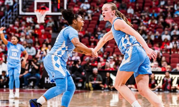 UNC Women’s Basketball Overcomes Slow Start, Wins at Louisville For First Time Ever