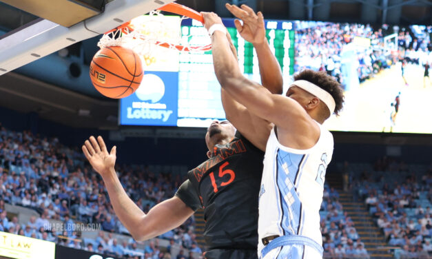 UNC Men’s Basketball Cruises Past Miami, Wins 5th Straight Game
