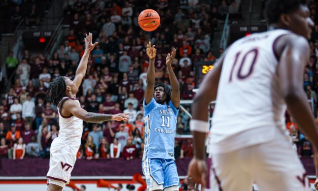 3-Point Barrage Helps UNC Men’s Basketball Crush Virginia Tech