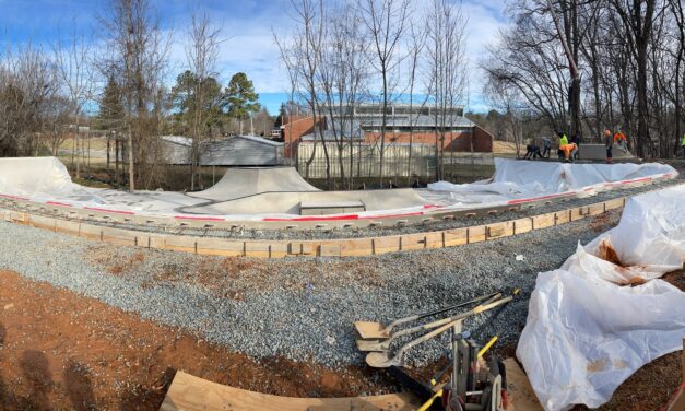 Pittsboro Skate Park Construction Finishing Up; Town Expects Opening By Summer