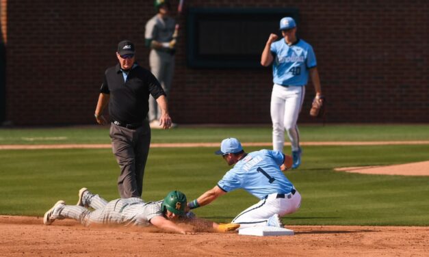 UNC Baseball Pulls Away Late, Cruises Past George Mason