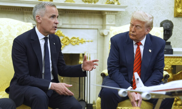 Trump, Carney Faceoff in Oval Office Leaves Gaping Differences on Tariffs, 51st State