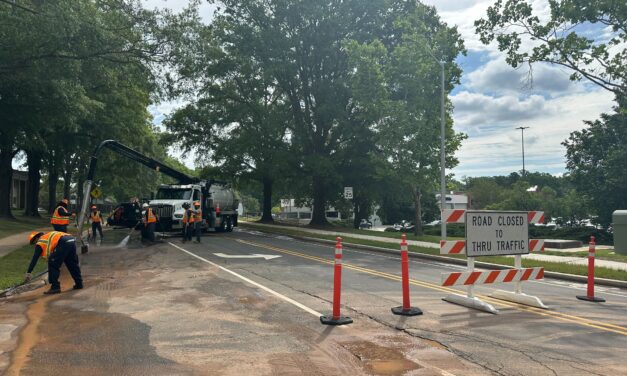 Water Main Break Closes Chapel Hill Road; OWASA Issues Boil Water Advisory for Affected Customers