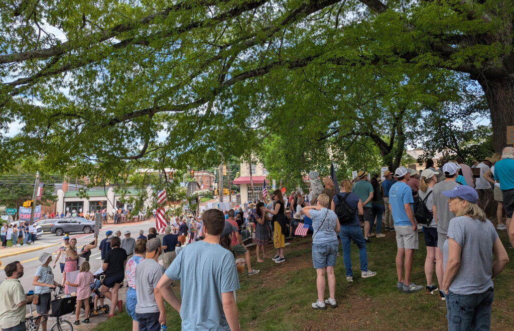 PHOTOS: ‘No Kings’ Rallies in Orange County, Durham Draw Thousands