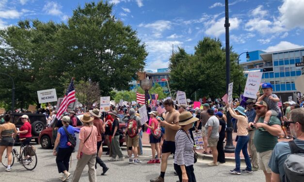 PHOTOS: ‘No Kings’ Rallies in Orange County, Durham Draw Thousands