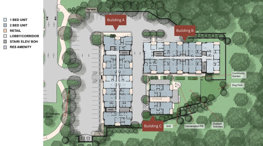 New For-Sale Carrboro Condo Project Celebrates ‘Going Vertical’ with Construction