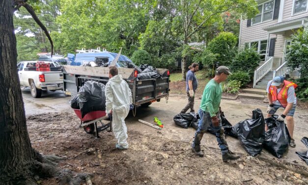 ‘Create Order Out of Chaos’: Community Cleanup Helps Weatherhill Pointe Continue Flood Recovery