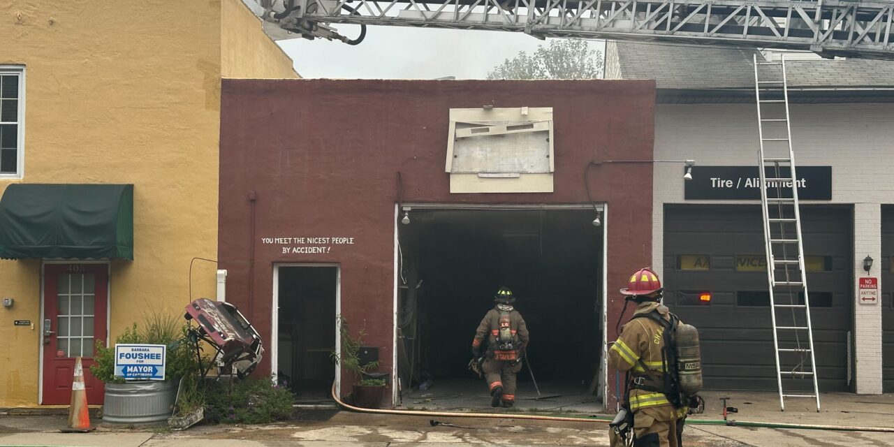 Carrboro Firefighters Respond to Smoke, Flames at Main Street Auto Shop