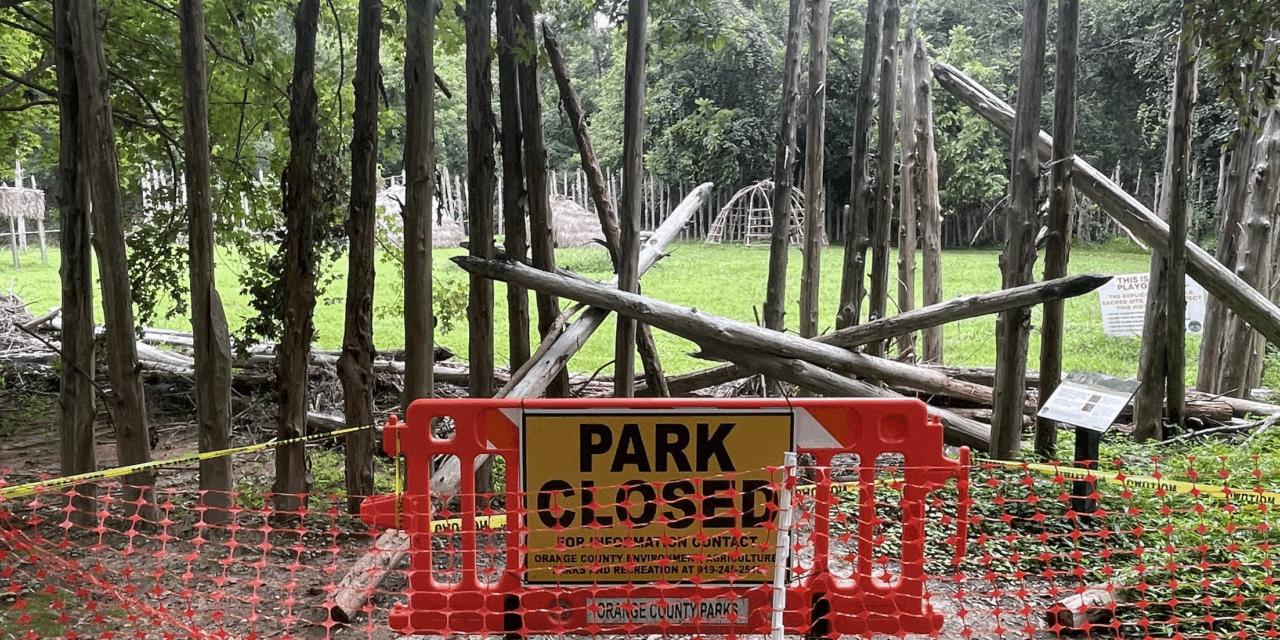 Occaneechi Replica Village Grappling With Severe Damage After Chantal Flooding