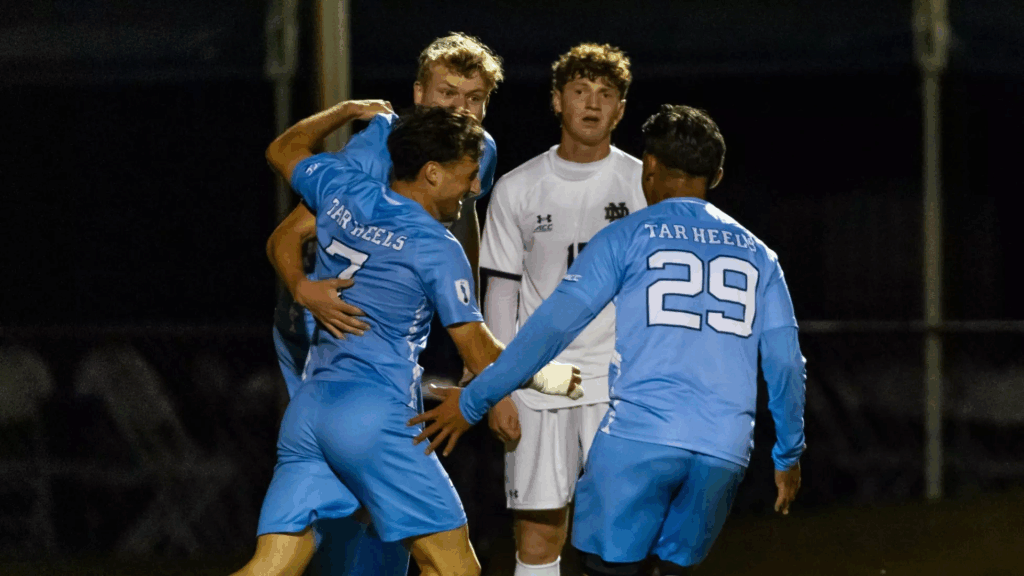 UNC Men’s Soccer Wins at Notre Dame in ACC Tournament 1st Round UNC Men’s Soccer Wins at Notre Dame in ACC Tournament 1st Round